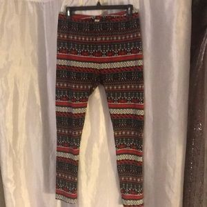 Leggings, Winter-Themed Leg Warmers. Soft Flannel.